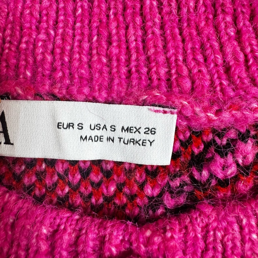 Stylish Pink Paisley Women's cardigan - Picture 12 of 13
